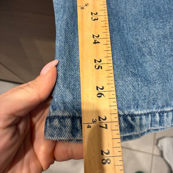 Favorite Daughter The Carly Shortie Cargo Jeans in Highway Sz 32 Petite - Picture 11 of 12